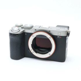 【中古】 《並品》 SONY α7C R ボディ ILCE-7CR S シルバー 【接眼ラバー部部品交換/各部点検済】 [ デジタルカメラ ]