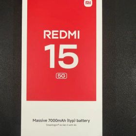 [新品未開封] Xiaomi Redmi 15 5G ブラック SIMフリー