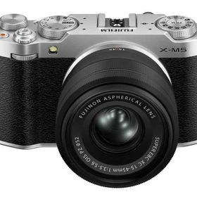 【中古】Fujifilm X-M5 ミラーレス一眼カメラ XC15-45mmF3.5-5.6 OIS PZ レンズキット - シルバー
