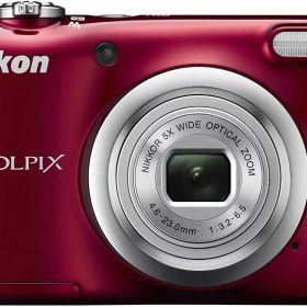 【中古】Nikon デジタルカメラ COOLPIX A10 レッド 光学5倍ズーム 1614万画素 乾電池タイプ A10RD