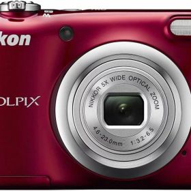 【中古】 Nikon デジタルカメラ COOLPIX A10 レッド 光学5倍ズーム 1614万画素 乾電池タイプ A10RD 当店保証30日間 人気 ミラーレス 一眼レフ 交換レンズ カメラ