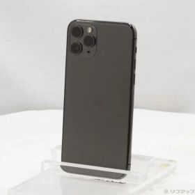 【中古】Apple(アップル) iPhone11 Pro 512GB スペースグレイ MWCD2J／A SIMフリー 【368-ud】