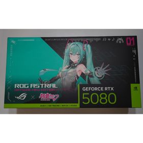エイスース(ASUS)のASUS 初音ミク ROG-ASTRAL-RTX5080-O16G-MIKU-W(PCパーツ)
