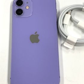 【モバイルBOX】美品 電池100%SIMフリー iPhone12mini 128GB パープル