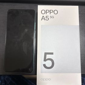 オッポ(OPPO)のOPPO A5 5G OPG06 グリーン【美品】(スマートフォン本体)