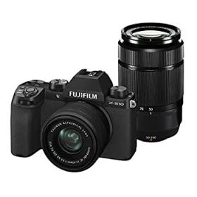 【中古-非常に良い】FUJIFILM ミラーレスデジタルカメラ X-S10 Wズームレンズキット F X-S10LK-1545/50230 ブラック