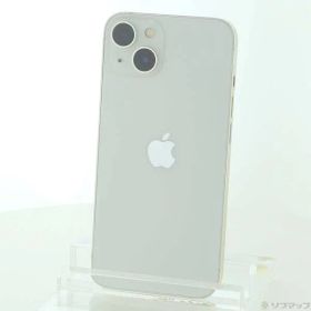 ソフマップ 〔中古品〕 iPhone13 128GB スターライト MLND3J／A SIMフリー【295】