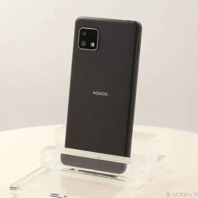 【中古】SHARP(シャープ) AQUOS sense4 basic 64GB ブラック A003SH Y!mobile 【295-ud】