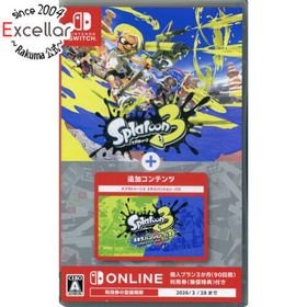 ニンテンドースイッチ(Nintendo Switch)のスプラトゥーン3 + エキスパンション Nintendo Switch カバーいたみ(家庭用ゲームソフト)