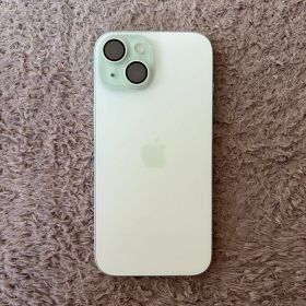 【美品】Apple iPhone 15本体 ミントグリーン
