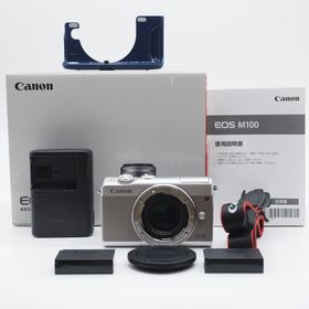 キヤノン(Canon)のCanon キヤノン ミラーレス EOS M100 ボディ グレー 新品級(ミラーレス一眼)
