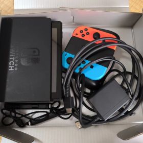 【値下げ】Nintendo Switch 本体 オレンジ/青