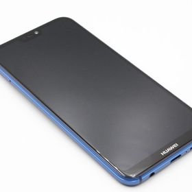 美品 HUAWEI P20 lite HWV32 クラインブルー SIMロック解除済み