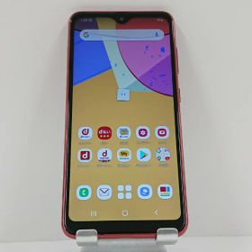 Galaxy A21 SC-42A ドコモ レッド 送料無料 本体 c17237 【中古】