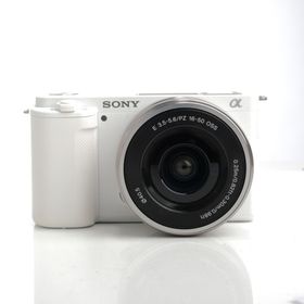 ソニー(SONY)の【中古】(ソニー) SONY VLOGCAM ZV-E10L W(コンパクトデジタルカメラ)