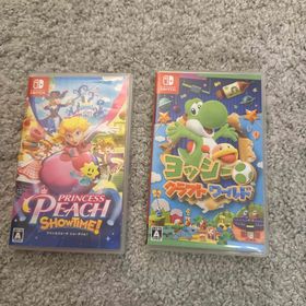 switchソフト プリンセスショータイム&ヨッシークラフトワールド 2枚(家庭用ゲームソフト)