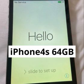 iPhone 4s 64GB ブラック ジャンク 初期化済充電ケーブル付
