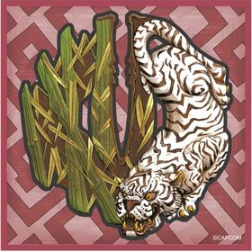 白虎 ラバーコースター 「祇：Path of the Goddess」 コースター