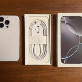 Apple iPhone 16 Pro ホワイトチタニウム 本体