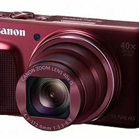 【中古】Canon デジタルカメラ PowerShot SX720 HS レッド 光学40倍ズーム PSSX720HSRE