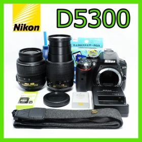 風景も家族写真も綺麗に残す❗️Nikon D5300✨望遠＆標準ダブルレンズ