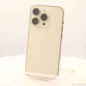ソフマップ 〔中古品〕 iPhone14 Pro 256GB ゴールド MQ173J／A SIMフリー 〔ネットワーク利用制限▲〕【258】