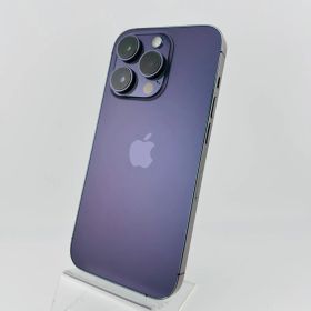 バッテリー新品 iPhone 14 Pro 256GB ディープパープル SIMフリー(simロック解除済) 中古 本体 動作確認済 【最短送料無料】M-115