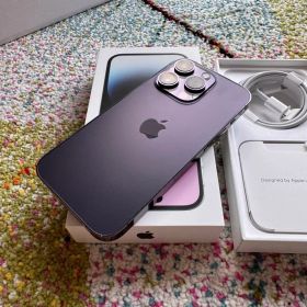 【美品】 iPhone 14 Pro 512GBディープパープル SIMフリー