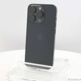 ソフマップ 〔中古品〕 iPhone15 Pro 256GB ブラックチタニウム MTUC3J／A SIMフリー【269】