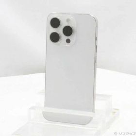 ソフマップ 〔中古品〕 iPhone15 Pro 256GB ホワイトチタニウム MTUD3J／A SIMフリー【377】