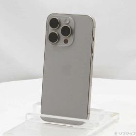 ソフマップ 〔中古品〕 iPhone15 Pro 256GB ナチュラルチタニウム MTUF3J／A SIMフリー【305】