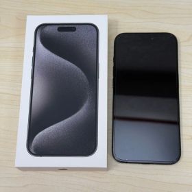 Apple iPhone 15 Pro 256GB ブラックチタニウム 箱
