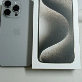 整備済！美品！ iPhone15 Pro A3101 128GB ナチュラルチタニウム 本体 SIMフリー 箱 26021109