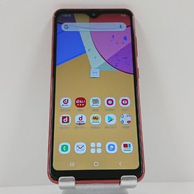Galaxy A21 SC-42A ドコモ レッド c17237