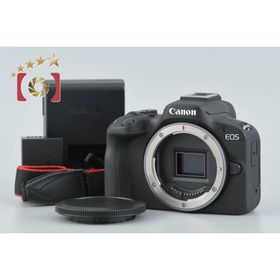 【中古】Canon キヤノン EOS R50 ブラック ミラーレス一眼カメラ シャッター回数僅少
