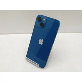 【中古】Apple au 【SIMフリー】 iPhone 13 256GB ブルー MLNM3J/A【仙台イービーンズ】保証期間1ヶ月【ランクC】