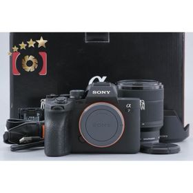 【中古】SONY ソニー α7IV ILCE-7M4 ズームレンズキットブラック シャッター回数僅少 元箱付き