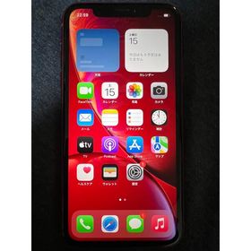 アップル(Apple)のアップル iphonexr b レッド(スマートフォン本体)