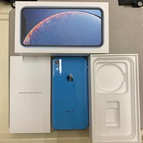 アップル iphonexr ブルー SIMフリー(スマートフォン本体)