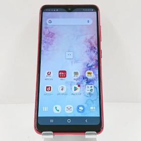 Galaxy A20 SC-02M ドコモ レッド 送料無料 本体 c16385