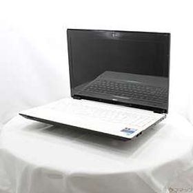 格安安心パソコン LAVIE Note Standard PC-NS650GAW クリスタルホワイト 〔Windows 10〕 ［Core-i7-7500U (2.7GHz)／4GB／HDD1TB／1