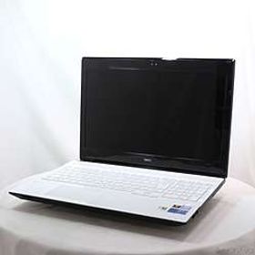 格安安心パソコン LAVIE Note Standard PC-NS650GAW クリスタルホワイト 〔Windows 10〕 ［Core-i7-7500U (2.7GHz)／4GB／HDD1TB／1