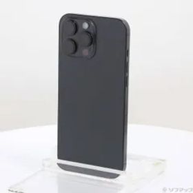 ソフマップ 〔中古品〕 iPhone16 Pro Max 1TB ブラックチタニウム MYWQ3J／A SIMフリー【344】