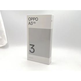 【未使用】Oppo ymobile 【SIMフリー】 OPPO A3 5G 4GB 128GB ブラック【ECセンター】保証期間3ヶ月