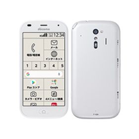 Bランク らくらくスマートフォン F-42A ホワイト docomo版SIMフリー