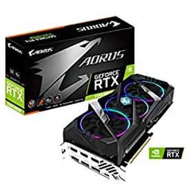 【中古】 GIGABYTE AORUS GeForce RTX 2060 Super 8G グラフィックカード 3x WINDFORCE ファン 8GB 256-Bit GDDR6 GV-N206SAORUS-8GC ビデオカード