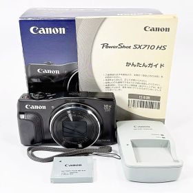 キヤノン PowerShot SX710 HS ブラック コンデジ カメラ 中古