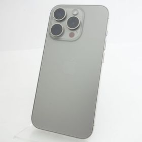 【SIMフリー】iPhone15 Pro 128GB ナチュラルチタニウム 電池87％