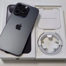Apple版 SIMフリー iPhone15 Pro 128GB 電池88% ブラックチタニウム