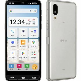 【中古】【安心保証】 SHARP BASIO active SHG09[64GB] UQモバイル シルバー